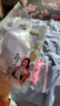 佑游兒童泳衣女童連衣裙溫泉中大童速干防曬游泳衣四件套34034紫色4XL 曬單實拍圖