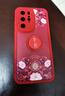 畫(huà)與畫(huà) 適用華為P40手機殼男女款防摔P40Pro+保護套pura80ultra硅膠皮套Pura80Pro+國潮卡通熊貓指環(huán)支架 華為P40Pro【紅平安花紋】帶支架 曬單實(shí)拍圖