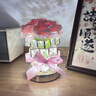 歐梵普（oufanpu）生日禮物女生送閨蜜玫瑰花水晶燈擺件結(jié)婚七夕節(jié)禮物高級感紀念品 玫瑰水晶燈擺件+禮袋（充電款） 【走心禮物，送女友閨蜜好物】 曬單實拍圖