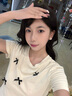AJIDOU阿吉豆耳釘女 925銀淡水珍珠耳環(huán)溫婉優(yōu)雅簡約送女友生日禮物 金色+白色(禮盒款） 2個 曬單實拍圖