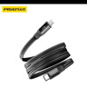品勝蘋果數(shù)據(jù)線磁吸Type-c充電線PD27W快充to lightning車載扁線20W適用iPhone14/13/12/11手機iPad黑 曬單實拍圖