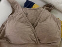 nest designs哺乳內(nèi)衣前開扣內(nèi)衣孕期產(chǎn)后背心式無鋼圈孕婦內(nèi)衣 交叉款-暖香褐【升級純棉內(nèi)里】 L碼（適用下胸圍77-82cm） 曬單實拍圖