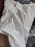 歐貝汐短袖襯衫女夏季白色2024新款韓版寬松中長款七分袖上衣休閑襯衣 白色 M 曬單實(shí)拍圖