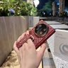 韻絢【龍鱗紋-頭層牛皮】適用華為matex6手機殼真皮全包防摔保護套X6典藏版智能視窗腕帶支架高端新款 【龍鱗黑】智能全包-腕帶支架 華為MateX6 曬單實拍圖