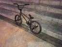 20寸BMX小輪車(chē)表演車(chē)極限單車(chē)特技動(dòng)作自行車(chē)超響花鼓 啞光黑配黑 曬單實(shí)拍圖