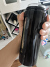 富光玻璃杯防摔防爆茶杯男士茶水分離泡茶塑玻雙層大容量便攜辦公水杯 儒雅黑【茶水分離款】380ml 曬單實(shí)拍圖