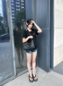 CinvaiKrose輕奢鏈條包包女包2025新款斜挎包大容量托特包生日七夕情人節(jié)禮物 黑色【送女友老婆禮物走心實(shí)用】 曬單實(shí)拍圖