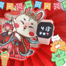 迪士倫兒童手表女款初中小學(xué)生可愛女孩高顏值只看時間夜光運動電子表男 006-桃桃粉（手鏈+仙女盒+電池） 40mm 曬單實拍圖
