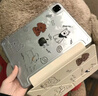 初伴 ipad11保護殼A16芯片air7/6/5/4M3通用11/10.9英寸2025款ipad10保護套亞克力帶筆槽3Y折防摔防彎 毛邊狗狗【3Y折帶筆槽】 iPadAir11/7/6/5/4-通 曬單實(shí)拍圖