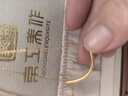 周六福5G工藝黃金項鏈女微笑亮面吊墜 計價A069740 約2.71g 40+5cm  曬單實拍圖