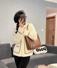 Chiecu Kscbn輕奢包包女包單肩托特包女士大容量新款牛皮包七夕情人節(jié)生日禮物 棕色【送老婆送女友送媽媽】 精美禮盒裝 曬單實拍圖