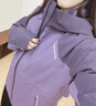 波司登2025新款沖鋒衣鵝絨服女短款三合一防風(fēng)防水保暖外套B250331302 灰紫色/葡萄紫|6032/6039|603C XS 155/80A 曬單實拍圖