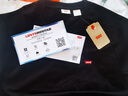 Levi's李維斯25新款情侶簡(jiǎn)約休閑時(shí)尚寬松LOGO印花短袖T恤 黑色 002U3-0001 2XL 曬單實(shí)拍圖