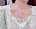 QMXD錦鯉平安扣項鏈女款鎖骨鏈2025新款情人節(jié)520生日禮物送女友老婆 錦鯉平安扣項鏈【精美禮盒】 曬單實拍圖