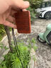 【龍虎山發(fā)貨】紫薇諱金光咒桃棗木無事牌吊墜吊牌道家法器飾品 祝?？?鑲銅紫薇諱金光咒 曬單實拍圖
