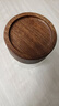 格娜斯（CRISTALGLASS）金豆豆玻璃收納瓶豆子小空瓶裝黃金透明迷你小物件高級收藏儲存罐 相思木蓋金豆收納瓶120ml 曬單實(shí)拍圖