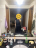 BASIC HOUSE/百家好簡約通勤無袖連衣裙女2025夏季顯瘦A字大擺裙 藏青色 M 曬單實(shí)拍圖