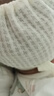韓貝蓓 嬰兒帽子寶寶涼帽新生兒純棉胎帽夏季兒童鹵門薄款空頂帽 C120 2頂裝(藍+黃)大碼 曬單實拍圖