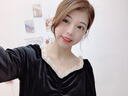 法蔻彩金色項(xiàng)鏈女鎖骨鏈吊墜頸鏈一吻永痕生日禮物送女友送老婆 粉色520 曬單實(shí)拍圖