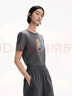 播商場(chǎng)同款Lisa Larson聯(lián)名25春夏新款慵懶感寬松T恤女BDS2YD2505 G10遠(yuǎn)山 XL 曬單實(shí)拍圖