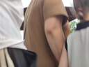A CHOCK美式重磅植絨棒球服外套秋冬款上衣夾克男女 藏青色 XL 曬單實拍圖