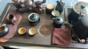 唐豐茶具套裝全自動(dòng)燒水壺一體辦公茶盤高檔家用功夫茶具茶杯蓋碗整套 茗悅茶盤+福豬茶壺14頭+致遠(yuǎn)茶巾 曬單實(shí)拍圖