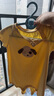 戴維貝拉（DAVE＆BELLA）夏天薄款嬰兒衣服新生兒夏季短袖連體衣嬰幼兒包屁衣寶寶空調(diào)服裝 淺黃色DB2235928 80cm （建議身高73-80cm） 曬單實(shí)拍圖