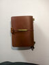 正品TN旅行本復古真皮筆記本手工瘋馬皮本子牛皮日記本記事本 護照型-瘋馬棕色 旅行筆記本 曬單實(shí)拍圖