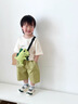 G.DUCKKIDS小黃鴨男童夏季套裝2025新款男孩帥氣夏裝純棉寶寶衣服短袖中小童 綠色恐青蛙3件套 120 (建議105-115cm 4-5.2周歲) 曬單實拍圖