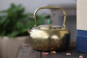 名古千代 日本鐵壺日本原裝進(jìn)口鐵壺茶具老鐵壺 無(wú)涂層鐵茶壺?zé)莶鑹?仙鶴紋 曬單實(shí)拍圖