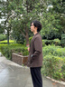 報喜鳥(niǎo)【可運動(dòng)西服】秋季新款李乃文明星同款商務(wù)休閑西服通勤外套單西 深棕色 48 A(175/96) 曬單實(shí)拍圖