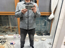 才俏夾克男2025春秋季外套男新款夾克男士韓版帥氣翻領(lǐng)薄款外套休閑 翻領(lǐng)迷彩扣子灰色 L 175/92A 128斤-140斤 曬單實(shí)拍圖