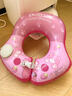 曇蓓漫嬰兒游泳圈腋下1-3歲兒童浮圈按壓充氣游泳輔助裝備救生圈防側翻 粉莓熊中號【建議15-36個(gè)月】 曬單實(shí)拍圖