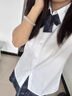正版津川原創(chuàng  )jk制服格裙套裝百褶裙日系學(xué)院風(fēng)夏季半身裙校供感 津川格裙[單裙子]+領(lǐng)結 XS 曬單實(shí)拍圖
