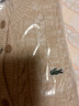 LACOSTE法國鱷魚女裝時(shí)尚潮流百搭圓領(lǐng)絞花開衫長袖毛衣|AF0904 IBR/米色 L /170 曬單實(shí)拍圖
