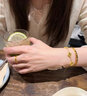 禾妍金包銀手鐲一字紋卡家手鐲女黃金手鐲子實(shí)心送女友七夕情人節禮物 卡家手鐲包金1.2克+總重約25克 62圈號 曬單實(shí)拍圖