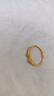 菜百首飾 黃金戒指 足金吉品金蝴蝶結活圈女士戒指  HJ 黃金戒指 約3.04g 曬單實(shí)拍圖