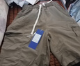Wassup Sohot短褲男夏季冰絲涼感工裝褲男潮流休閑五分褲 卡其色 3XL 曬單實拍圖