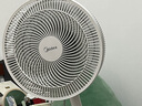 美的（Midea）電風(fēng)扇家用7葉落地扇搖頭電風(fēng)扇循臥室宿舍輕音風(fēng)扇臺(tái)式桌面小型風(fēng)扇臺(tái)地兩用升級(jí)款 白色丨7葉臺(tái)地兩用 曬單實(shí)拍圖