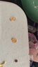 潮宏基足金黃金耳釘女款計(jì)價(jià) 小兔蝴蝶結(jié) EEG30000690 約1.25g 七夕禮物 曬單實(shí)拍圖