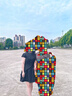 DZZIT地素連衣裙2024秋季新款新中式提花工藝短袖裙子女 黑色 M 曬單實(shí)拍圖