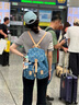 Lee老花牛仔雙肩包街頭潮流帆布背包復(fù)古休閑時(shí)尚旅行包通勤電腦包 曬單實(shí)拍圖