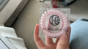 HOSUKKO英國(guó)時(shí)尚電話線發(fā)圈女高彈力頭繩扎頭發(fā)不傷發(fā)無(wú)痕發(fā)飾炫彩系列 粉妝玉砌L 曬單實(shí)拍圖