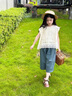 G.DUCKKIDS小黃鴨女童夏裝套裝2025新款兒童服裝中小童女孩衣服娃娃衫兩件套 圖片色 90 cm 曬單實(shí)拍圖