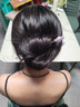 She's茜子發(fā)飾莫奈晶石國潮古風(fēng)盤發(fā)發(fā)簪輕奢簪子發(fā)釵七夕禮物送女友 曬單實(shí)拍圖