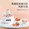 天際（TONZE） 天際玻璃隔水燉電燉盅燕窩專用花膠魚膠電燉鍋迷你膽一人份小型迷你家用煮粥全自動10pwg 1L 白色 曬單實拍圖