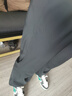 真維斯（JEANSWEST）休閑褲女秋季冰絲防曬微喇高腰涼感顯瘦休閑長(cháng)褲女黑色L 曬單實(shí)拍圖