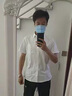 ZUOMASHI短袖襯衫男白色職業(yè)正裝商務(wù)男士襯衣大碼防皺免燙全棉男裝上衣夏 白色 （短袖） 40 /XL（130-140斤） 曬單實(shí)拍圖