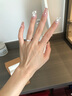 CRD克徠帝【現(xiàn)貨閃發(fā)】星韻鉑金鉆戒女群鑲鉆石戒指求婚結(jié)婚訂婚 鉑金鉆戒共約20分 曬單實(shí)拍圖