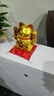 赟婭招財(cái)貓擺件電動(dòng)搖手發(fā)財(cái)貓公司前臺(tái)店鋪收銀臺(tái)開(kāi)業(yè)賀禮物禮品擺件 生意興隆八方來(lái)財(cái)【22*17*11厘米配精美禮盒】 曬單實(shí)拍圖